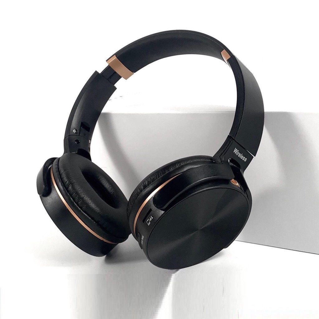 Tai nghe bluetooth không dây NTNTech J950 chụp tai chống ồn có micro đàm thoại âm bass sống động