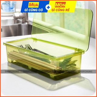 Hộp Nhựa Chopsticks Đựng Muỗng Đũa