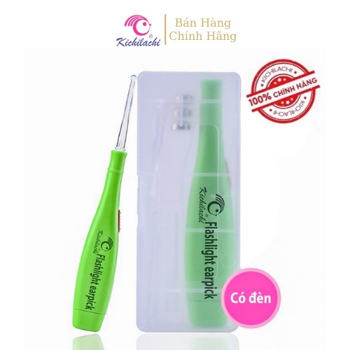 Đèn Pin Mini Soi Tai Hộp 3 Đầu Đi Kèm Phù Hợp Cho Bé Sơ Sinh Trẻ Em