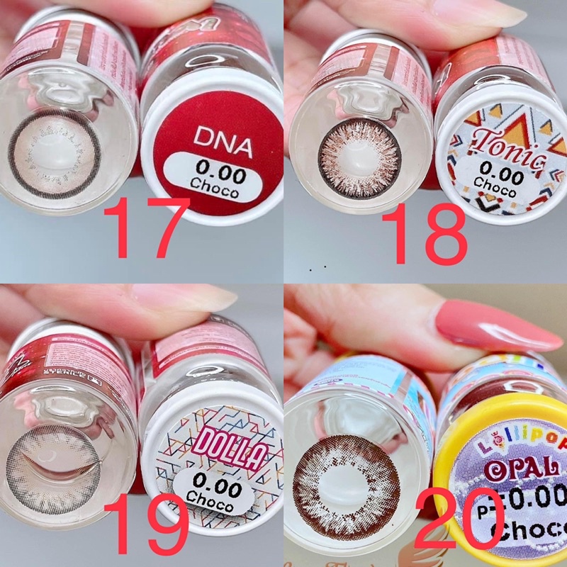 [Mã COSDAY -50K đơn 150K] (FREE SHIP) Các mẫu lens Chocolate (nâu socola) HOT size giãn vừa_Không độ