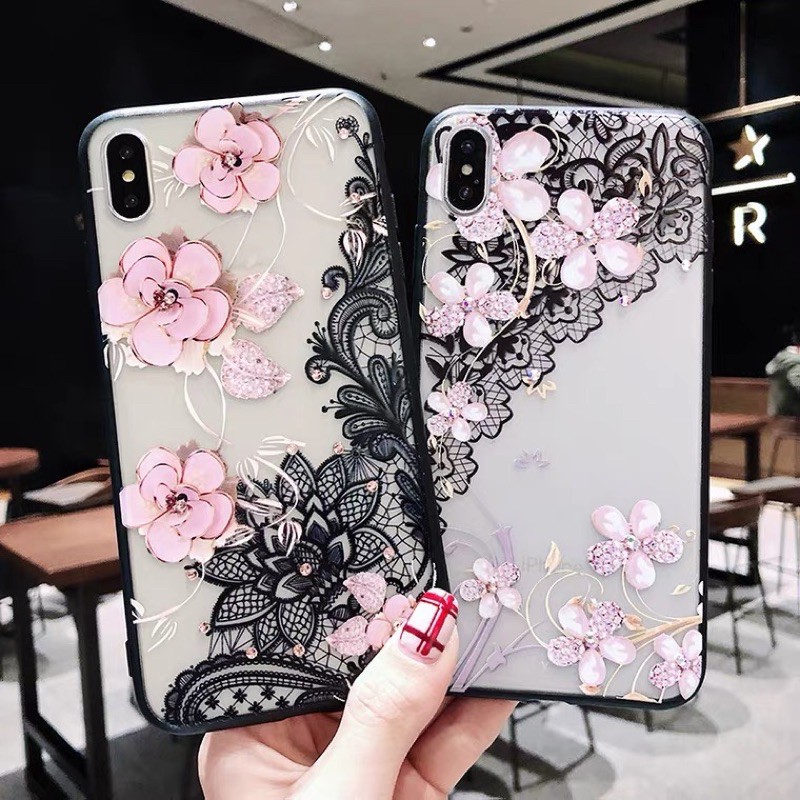ốp hoa Ren  cho oppo Reno5/A72/A92S/A52
