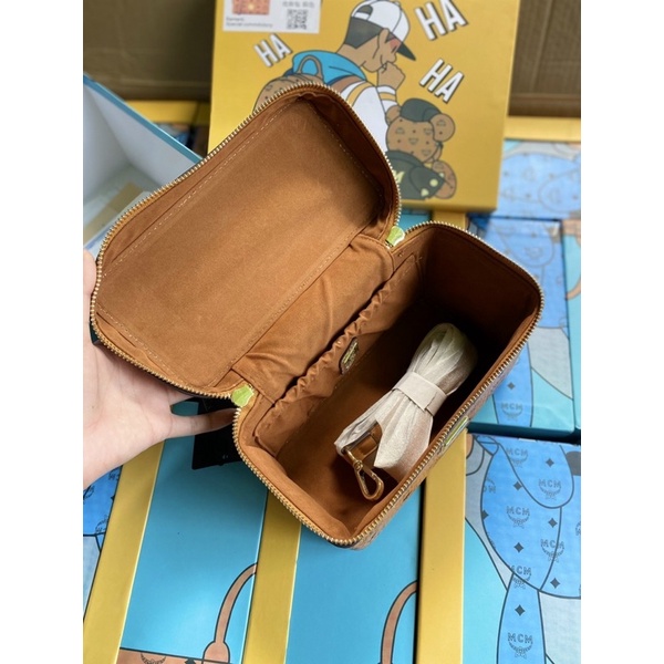 TNS - Túi đeo chéo form hộp M•see•M nâu