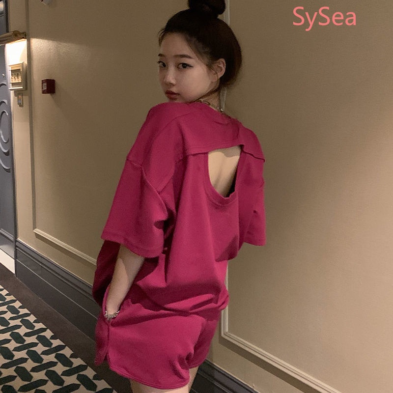 Set Áo Thun Ngắn Tay + Chân Váy Thời Trang Dành Cho Nữ