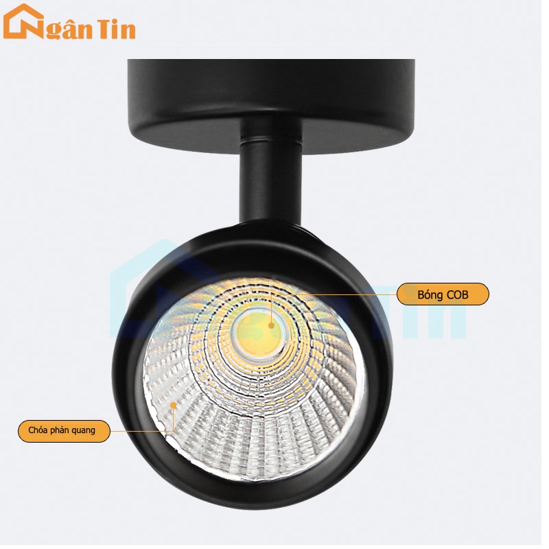 Đèn Led soi gương soi tranh gắn tường phòng ngủ phòng khách Led 7W RO1403 Ngân Tin