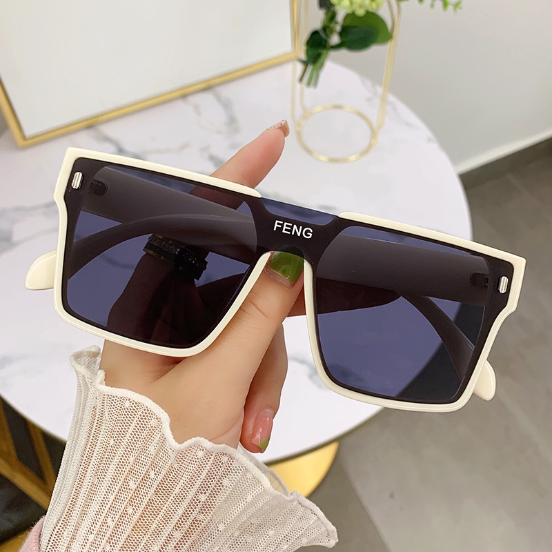 Kính Mát Vuông Gọng To Chống Tia UV Phong Cách Retro Thời Trang 2022 Cho Nam Và Nữ
