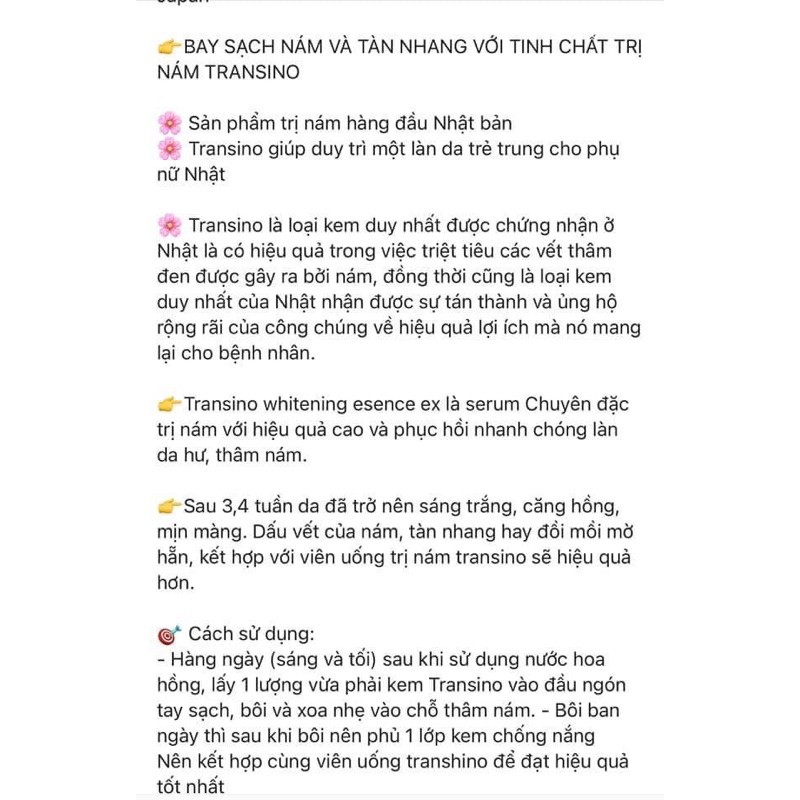 (video thật) Transamin 500mg CHO CHỊ EM DA NÁM NHÉ | BigBuy360 - bigbuy360.vn