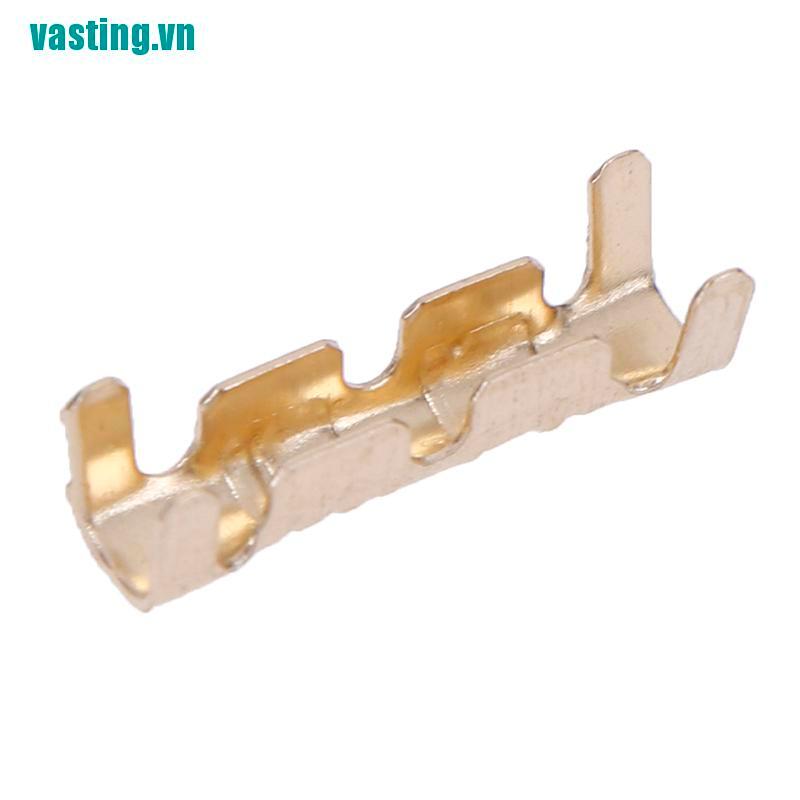 Set 100 đầu nối dây điện bằng đồng thau 0.5-1.5Mm2 uốn cong