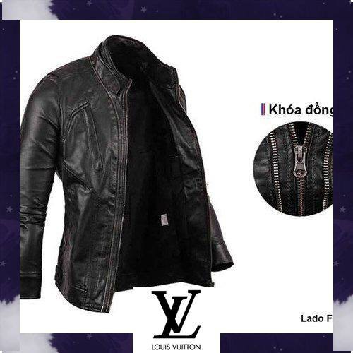 Áo Da Nam Thời Trang Cao Cấp Không Bong Tróc Nổ áo da nam thật hà nội