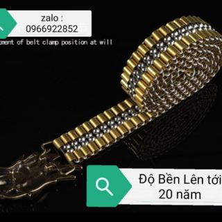 THẮT LƯNG BỌC THÉP ( Khóa Đồng Đúc )