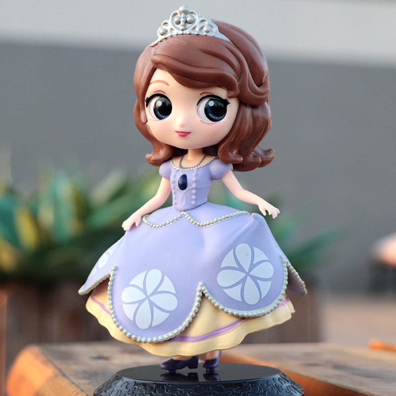 Mô Hình Búp Bê Công Chúa Disney Mắt To Bằng PVC Dễ Thương Dùng Làm Quà Tặng Sinh Nhật