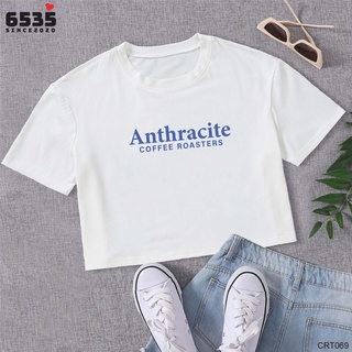 Áo croptop nữ vải cotton tay ngắn form rộng-CRT069