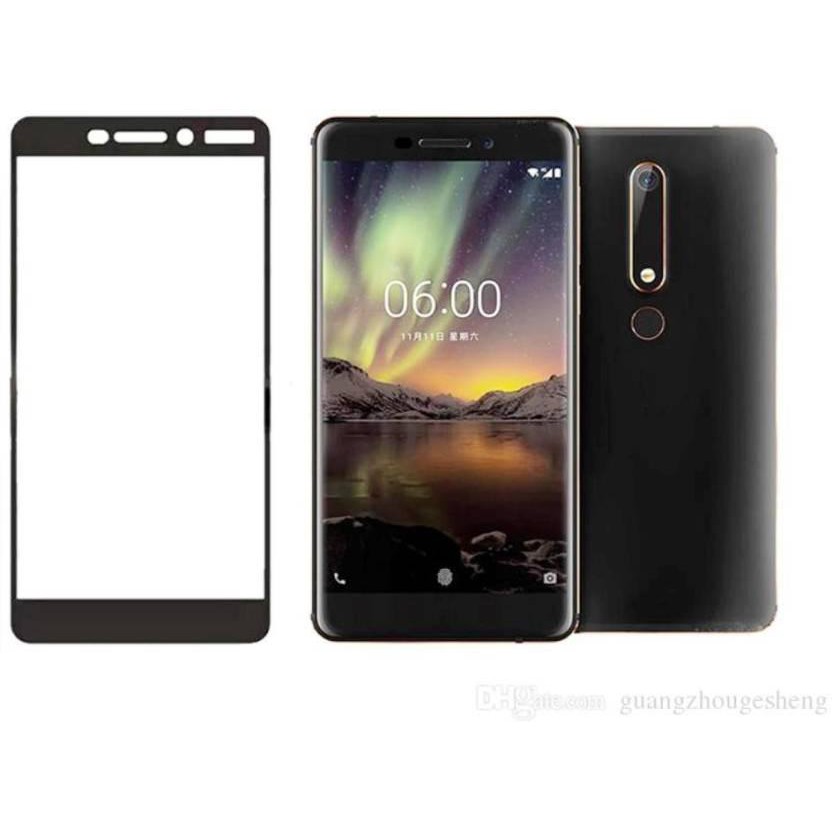 [ Cuong luc gia re ] Kính cường lực full keo màn hình Nokia 3 /3.1 /3.1Plus /5 /5.1Plus /6 /6.1Plus /7.2 /7plus /8 /8.1