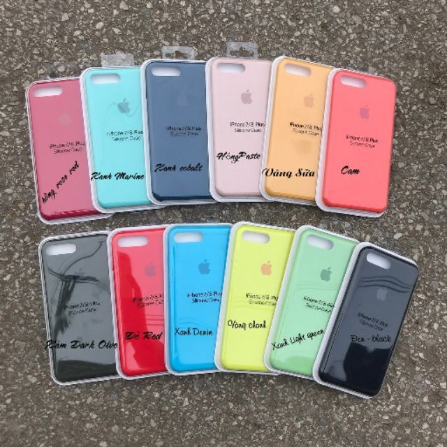 Ốp lưng Sillicon chống bẩn Iphone 7 Plus/8 Plus | WebRaoVat - webraovat.net.vn