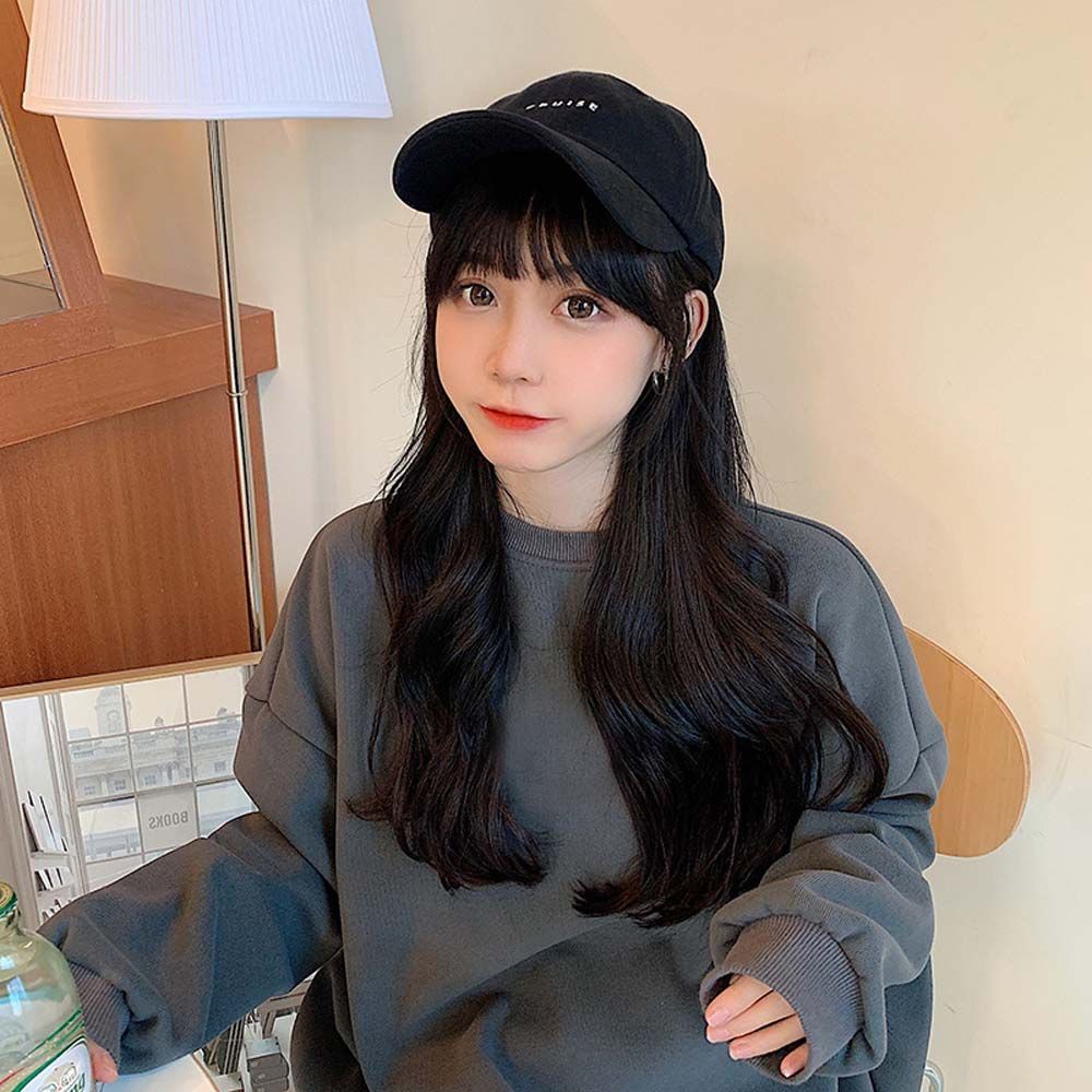 MKEB Mũ Lưỡi Trai Thêu Chữ Đơn Giản Phong Cách Hip Hop Thời Trang Hàn Quốc