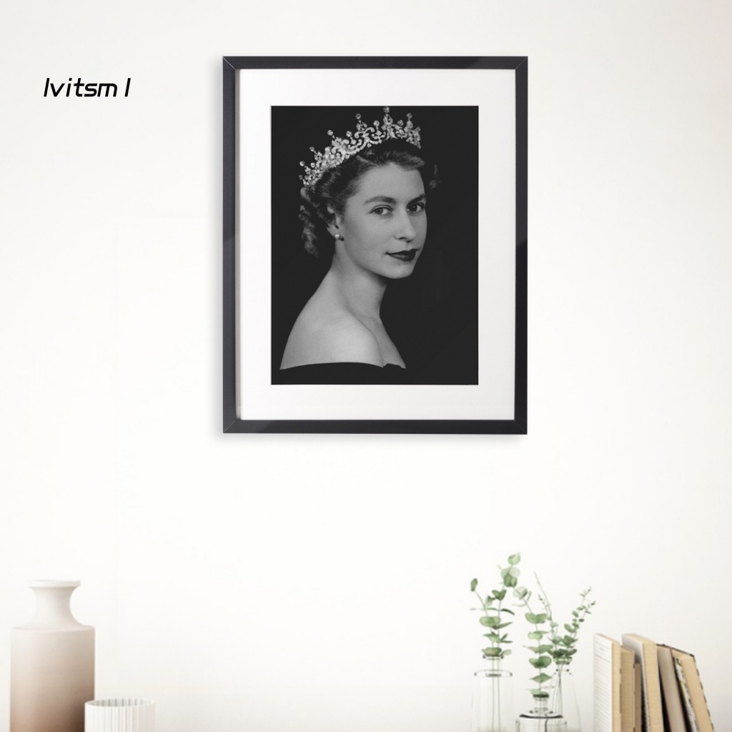 Tranh treo tường họa tiết nữ hoàng elizabeth phong cách retro - ảnh sản phẩm 8