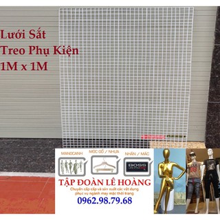 Combo 3 lưới 1mx1m và 50 chiếc tay cài 15cm