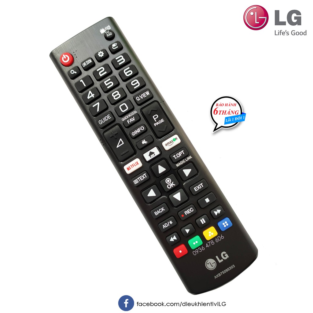 Điều khiển tv LG Smart AKB chính hãng
