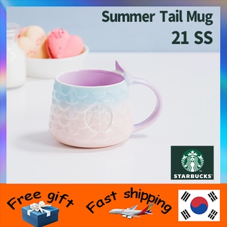 ly starbucks bình giữ nhiệt cute STARBUCKS Ly Uống Nước Starbuck 355ml / 21 Mùa Hè Phong Cách Hàn Quốc