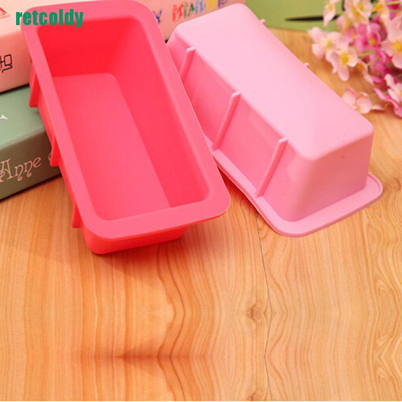 Khuôn Silicone Làm Bánh Mì Hình Chữ Nhật Chống Dính 548v