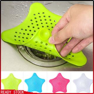 Starfish Shape Silicone Drain Strainer for Kitchen Gadgets Hair Catcher