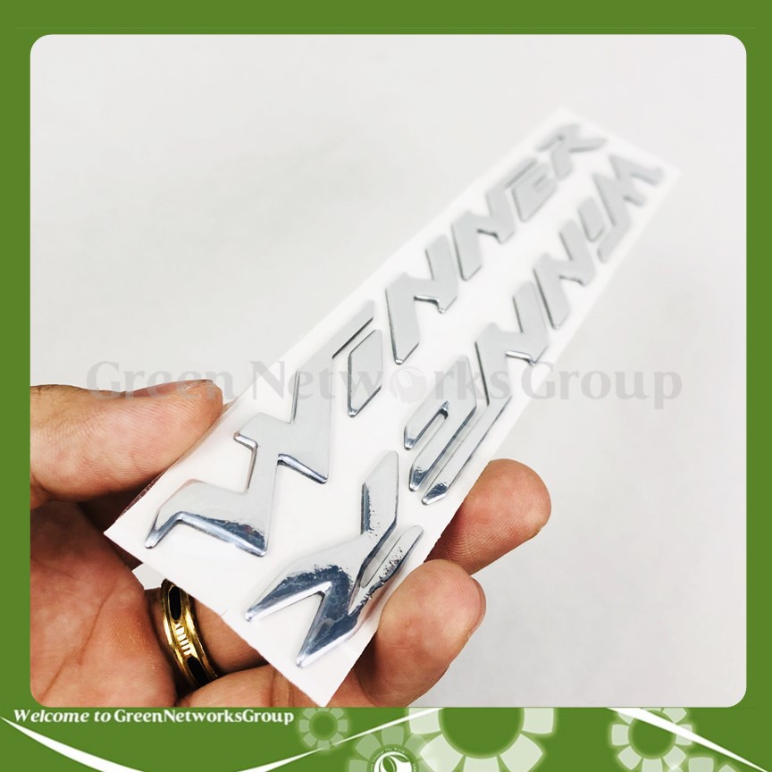 Tem dán xe máy chữ nổi WINNER Greennetworks