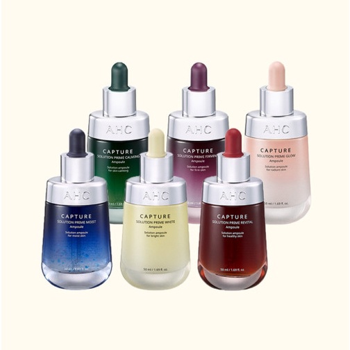 Tinh chất dưỡng da AHC Capture Solution Prime chăm tóc tăng cường 6 loại tùy chọn 50ml