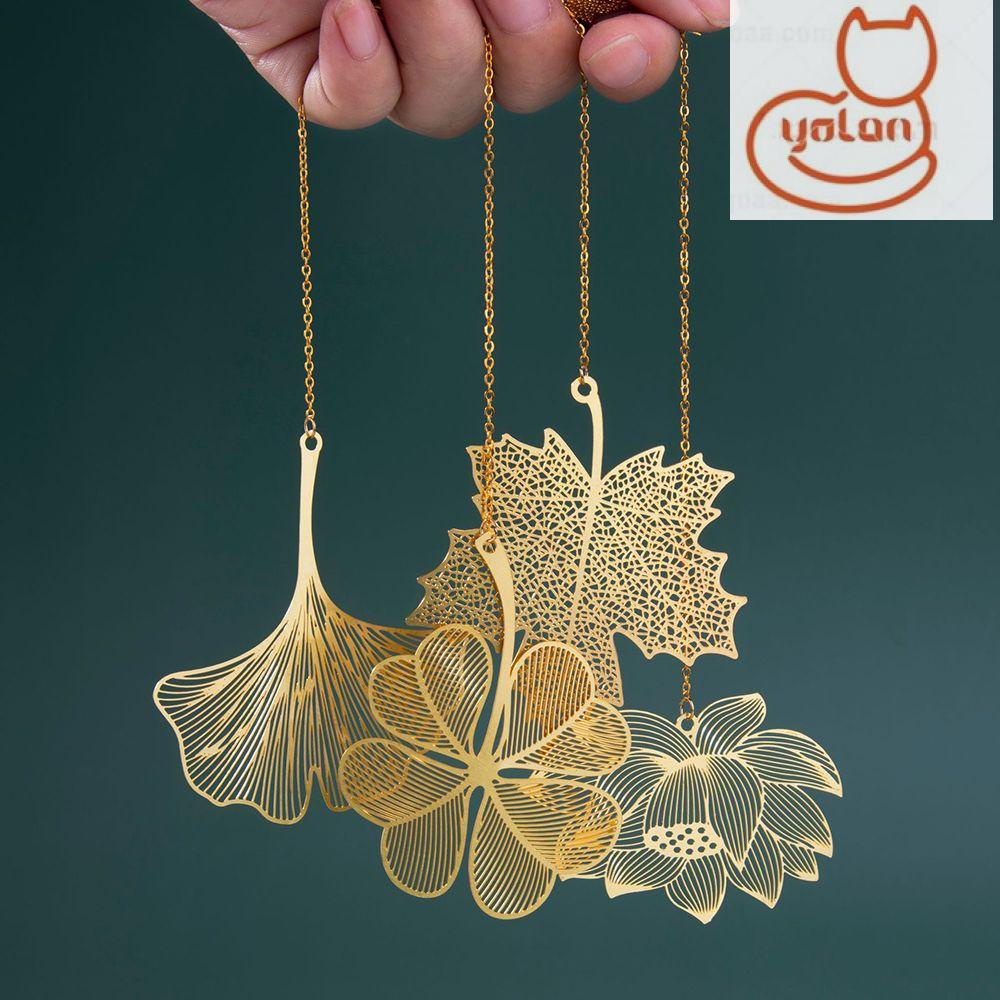 Kẹp sách bằng kim loại đính tua rua phong cách Trung Hoa dễ thương