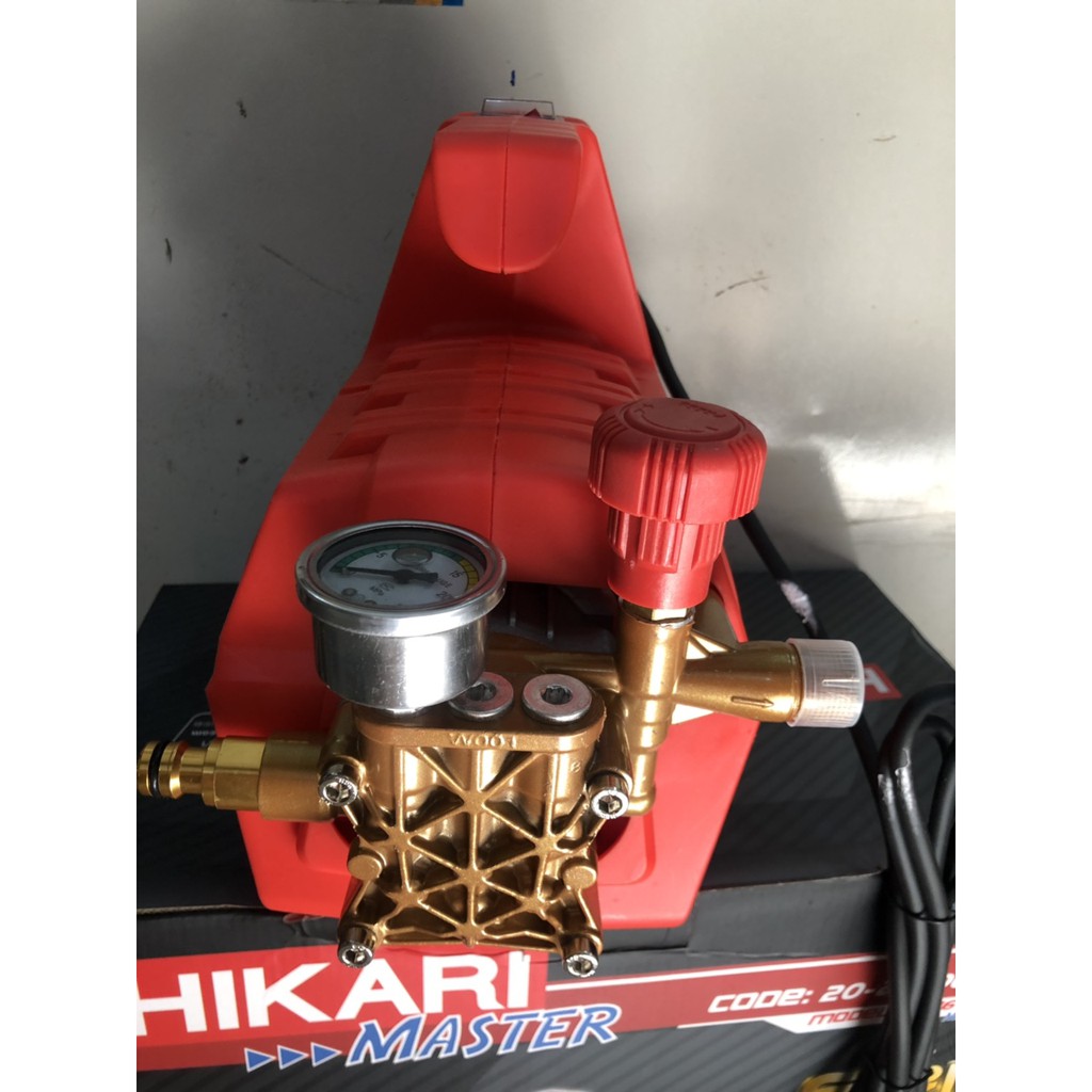 Máy rửa xe Hikari K-H6  Madein Thái Lan, Moden 2020, có chiết áp, công xuất 2600W. dây đồng chịu nhiệt độ.