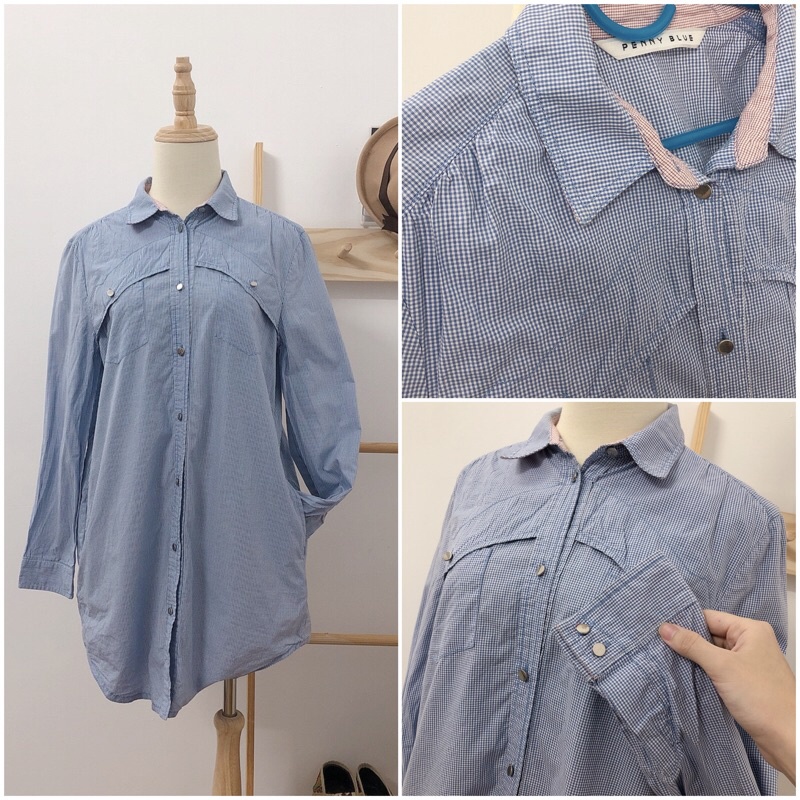 Đầm sơ mi sơ vin hiệu Unilo dưới 60 kg