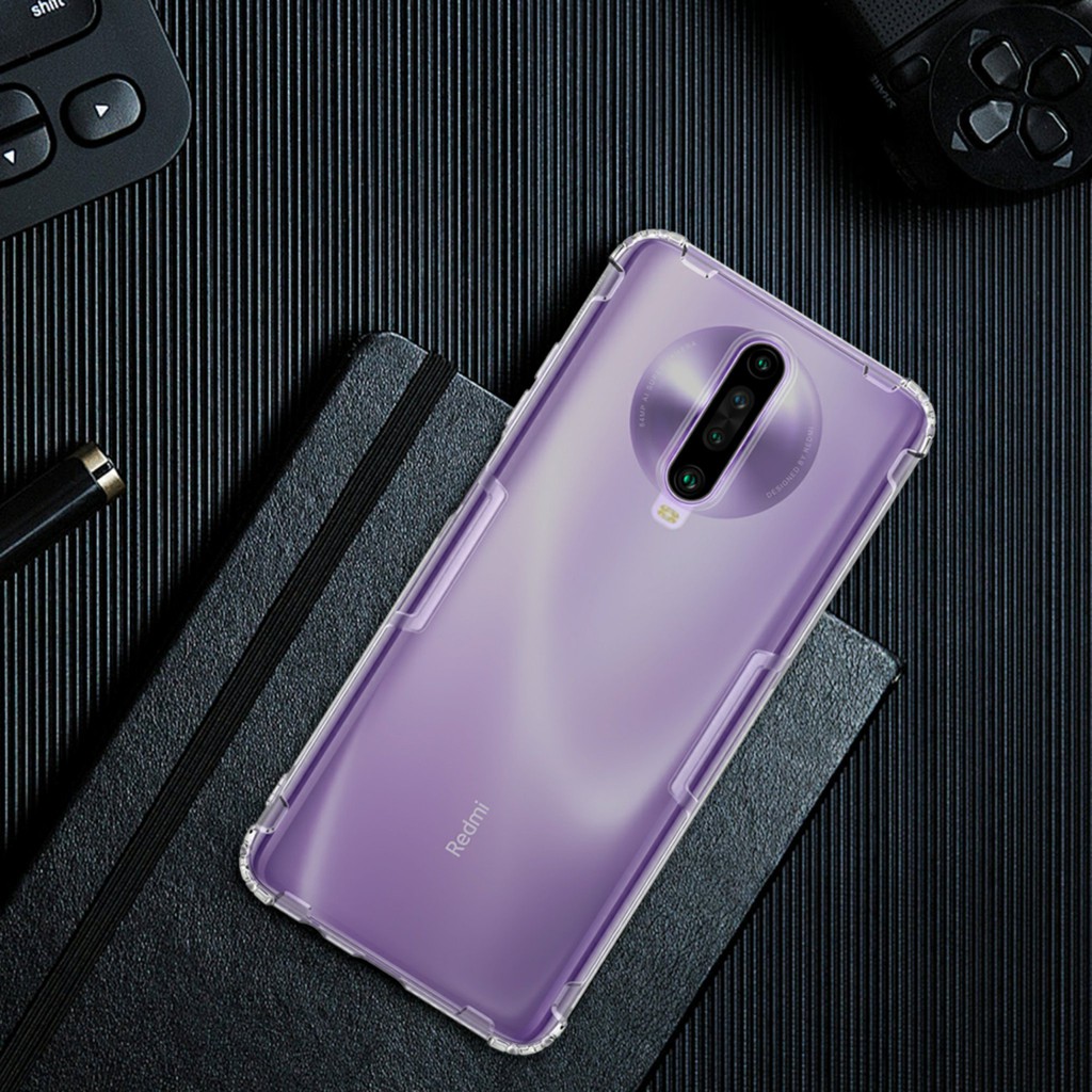 Ốp lưng Redmi K30 / K30 5G / K40 / K40 Pro / K50 / K60 dẻo trong chống sốc hệ mới lồi 4 góc bảo vệ camera