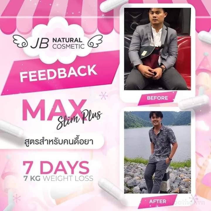 Giảm Cân Max 7 Days Slim Plus X2 [Mẫu mới]