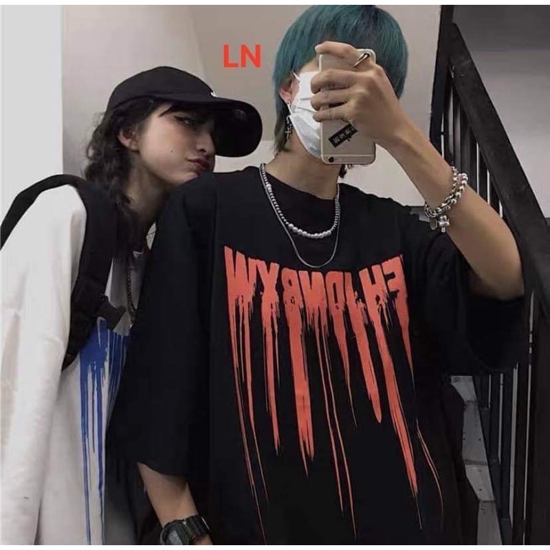 Áo phông chữ ngược chảy LN11