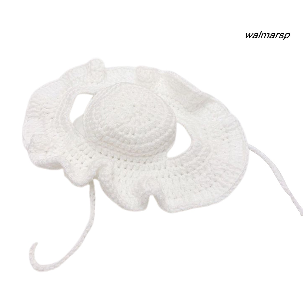 Óc Chó Mũ Dệt Kim Dễ Thương Độ Co Giãn Cao Có Thể Điều Chỉnh Trang Trí Cho Thú Cưng