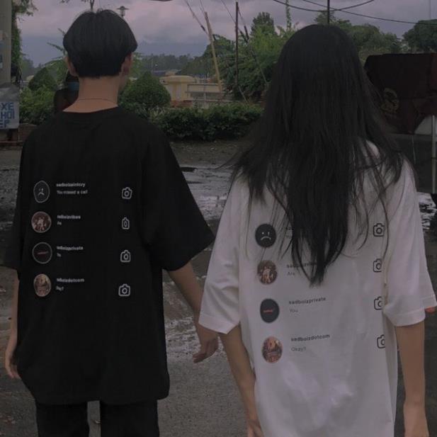 Áo Thun Nam Nữ  Form Rộng Hàn Quốc Intar Dày Mịn Thoáng Mát Thiết Kế Thời Trang Kiểu Dáng Năng Động Trẻ Trung