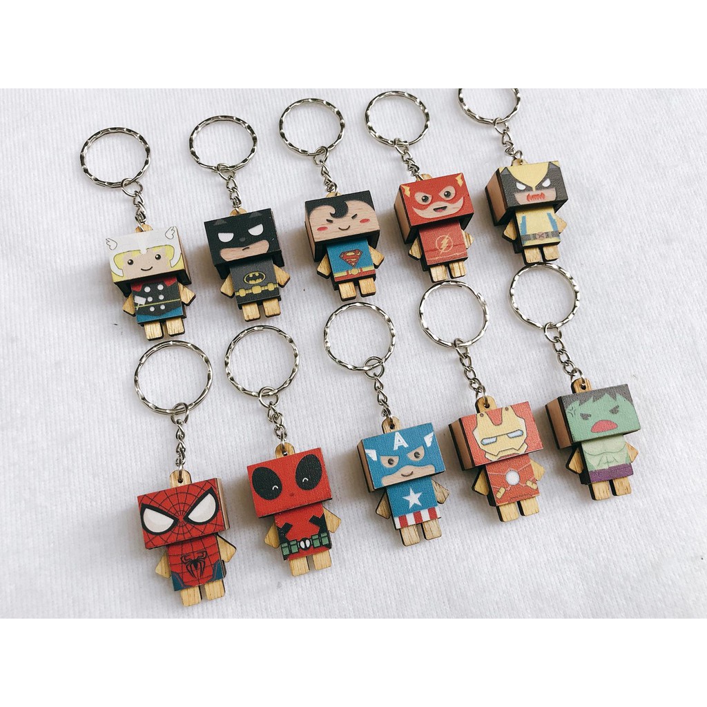 Móc khóa danbo siêu nhân sỉ lẻ số lượng lớn