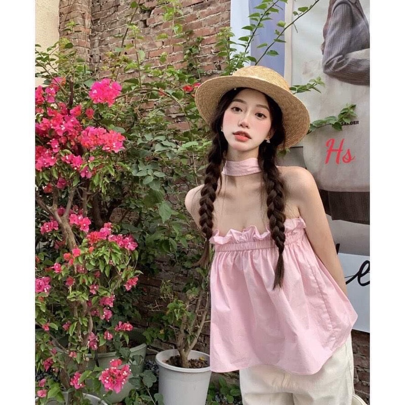 Áo bèo ngực dây cổ HS6