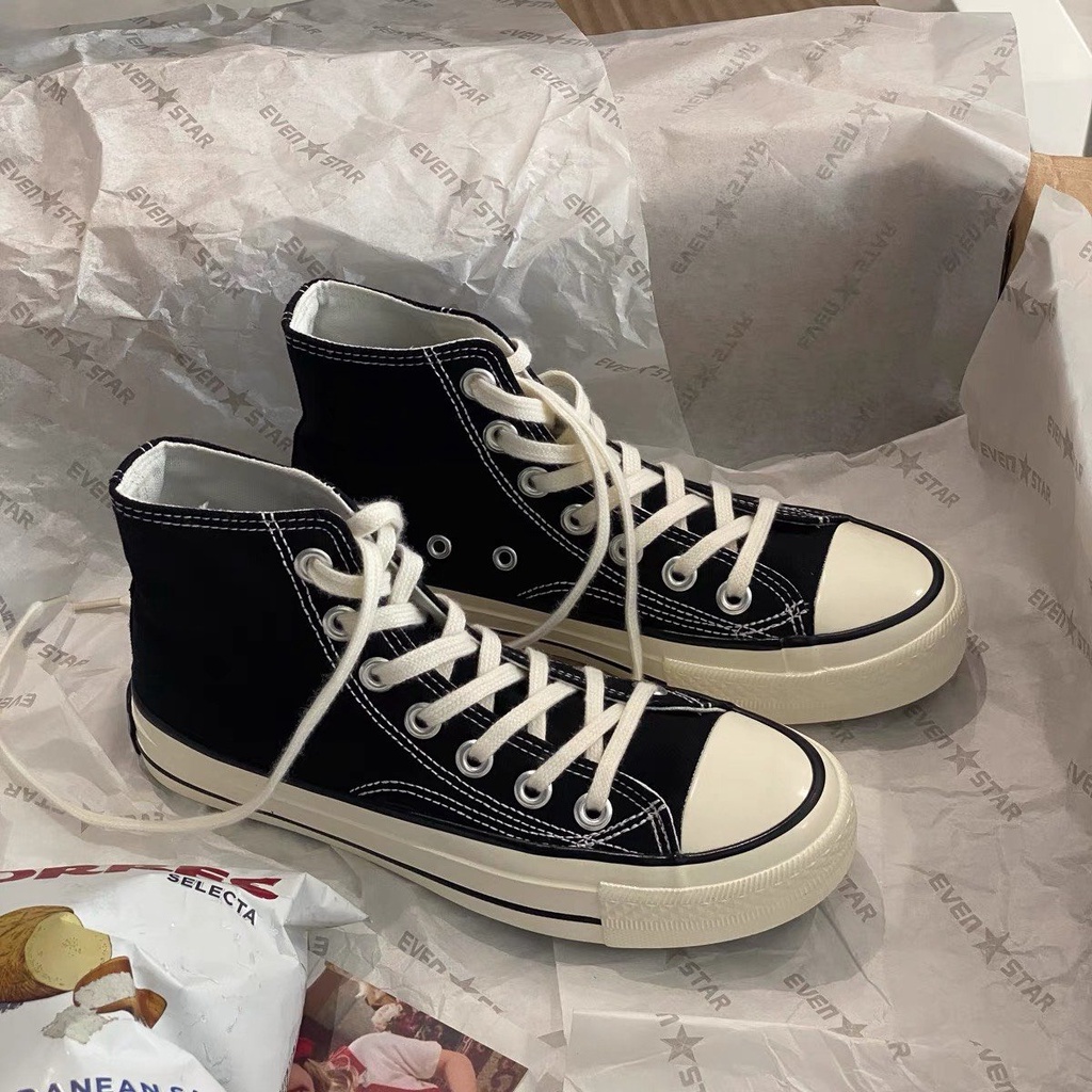 Giày Thể Thao, Giày Sneaker Hellyou mẫu CV All Star cổ cao, Nam Nữ Đen, Trắng Bản Siêu Cấp 2022