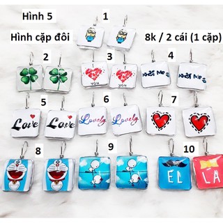 Mặt dây cặp đôi 4k / cái ( 1gói = 2 cái )
