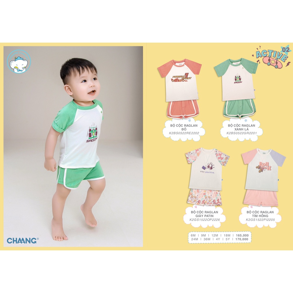 [ CHAANG 2022 - ACTIVE] Bộ cộc raglan