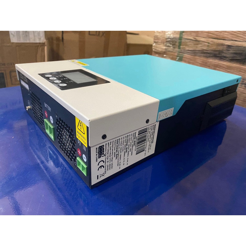 Biến tần Off grid Áp cao có nối lưới 24V 2400W hàng chính hãng.