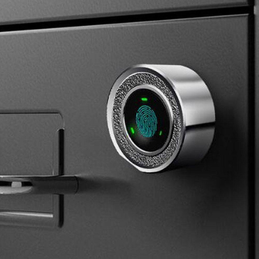 KUNHEV Ổ Khóa Điện Tử Thông Minh Vân Tay Dành Cho Ngăn Kéo Tủ
