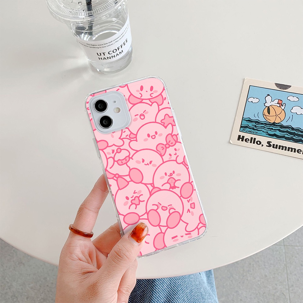Ốp Điện Thoại Tpu Dẻo In Hình game Kirby Cho iPhone 11 12 13 pro max XS X XR XSMax 7 8 6 6s plus 5 4 SE 2020