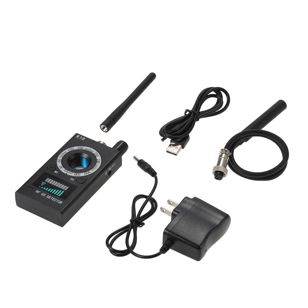 Máy dò thiết bị Nghe lén, Camera, GPS, Từ trường K18 RF Detector