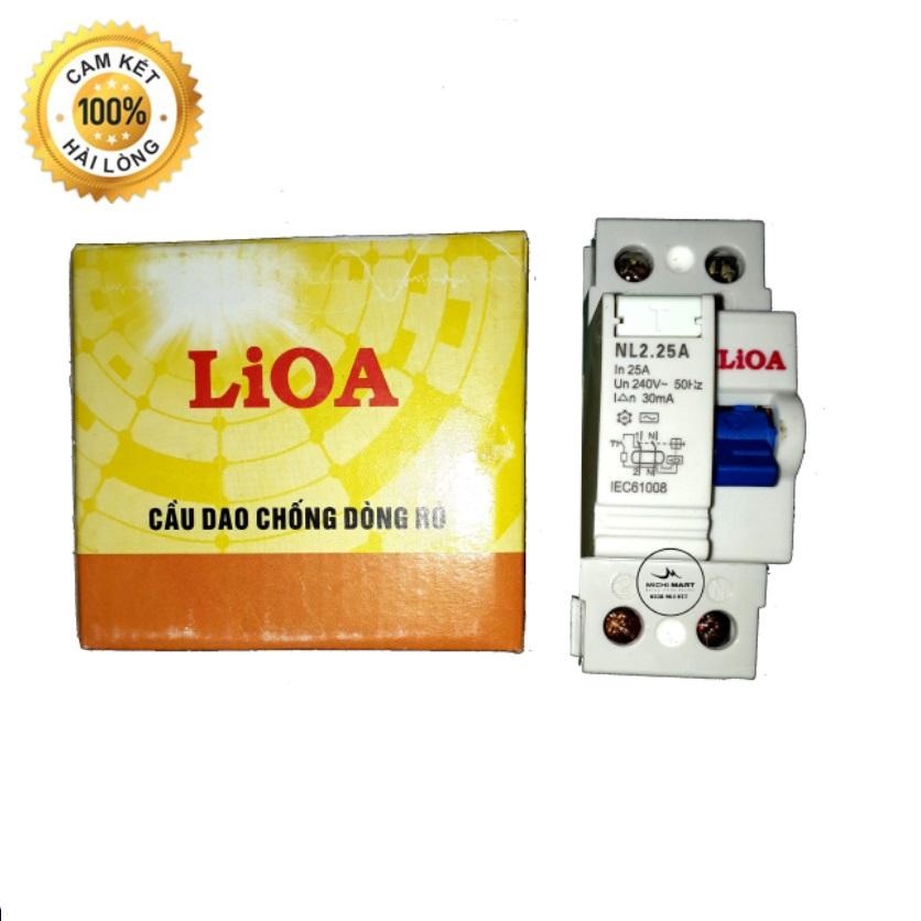Aptomat chống giật LiOA - CB chống giật - Cầu dao chống giật - Cầu dao chống dòng dò R