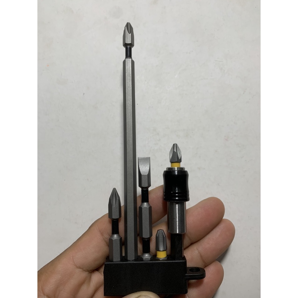 Bộ mũi vít PH1 - PH2 - PH3 - SL8 - đầu bắn tôn Dewalt chính hãng có từ