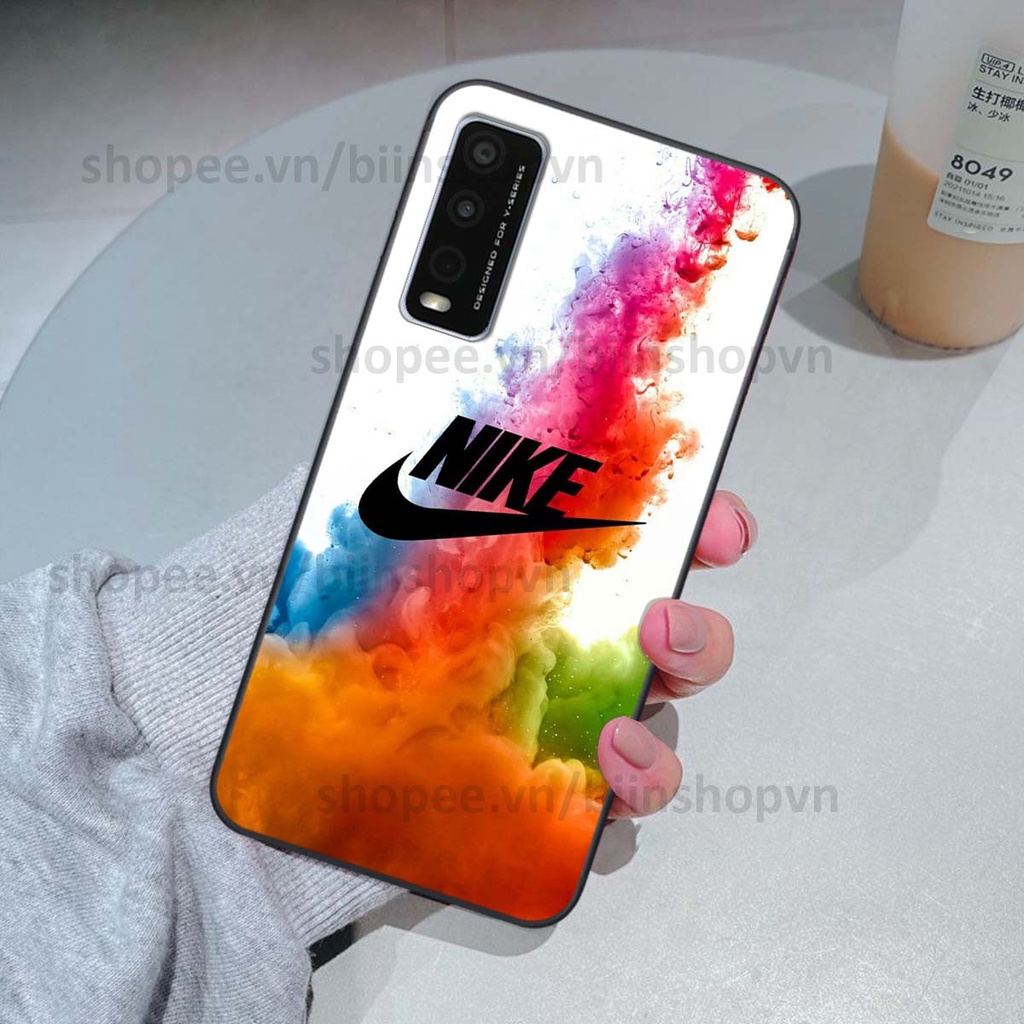 Ốp Vivo Y20 in hình thương hiệu nhiều màu sắc thể thao cá tính thời trang