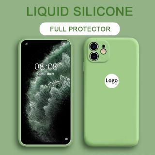Ốp điện thoại bằng silicon màu trơn thích hợp cho Iphone X Xs Max Xr 11 12 13 Pro Max