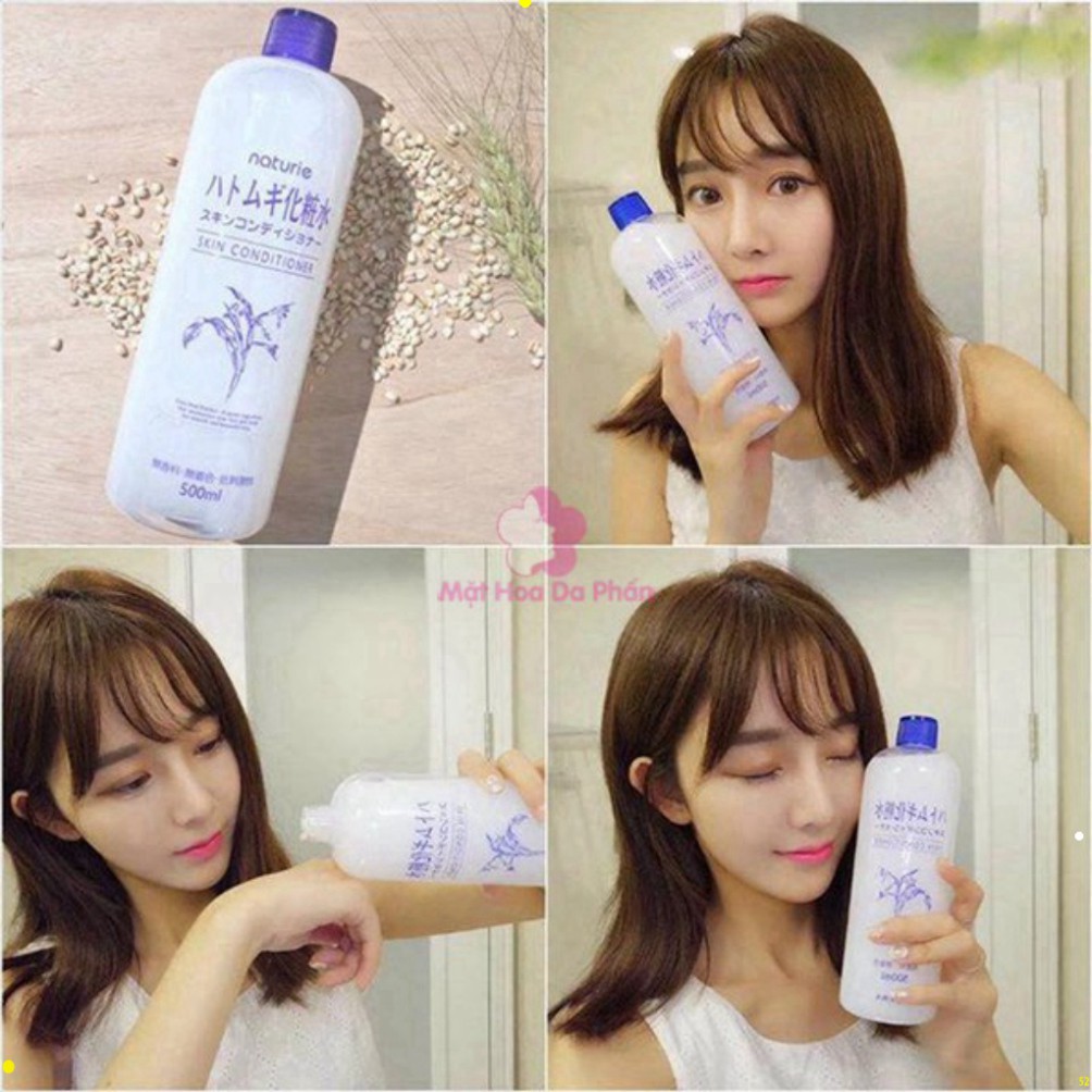 NƯỚC HOA HỒNG GẠO, nước DƯỠNG ẨM NATURIE NHẬT BẢN 500ML xvc | BigBuy360 - bigbuy360.vn