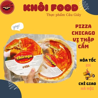 Pizza nhồi chicago vị thập cẩm size 16cm x3 lần phô mai