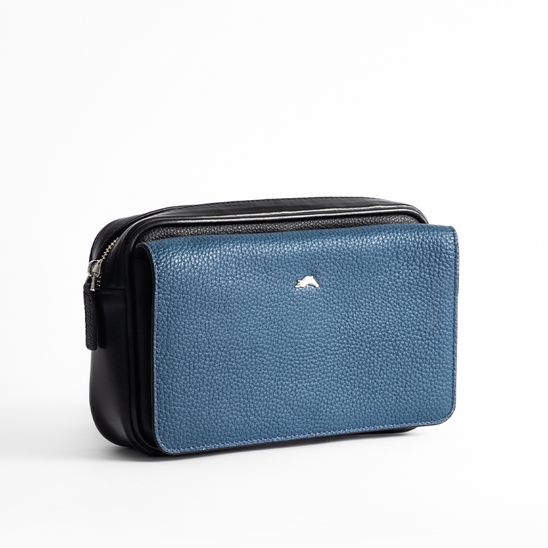 Túi da cao cấp Block Messenger Bag
